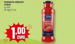 Pam Passata verace CIRIO offerta