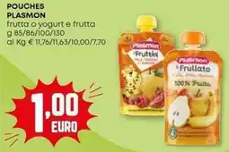 Pam Pouches plasmon frutta o yogurt e frutta offerta