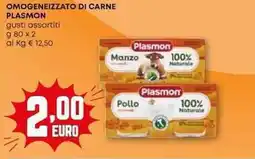 Pam Omogeneizzato di carne PLASMON offerta