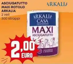Pam Asciugatutto maxi rotolo ARKALIA offerta