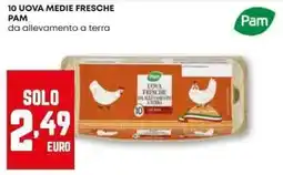Pam 10 uova medie fresche PAM offerta