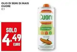 Pam Olio di semi di mais CUORE offerta