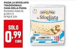Pam Piada la sfogliata tradizionale CASA DELLA PIADA offerta