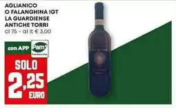 Pam Aglianico o falanghina igt la guardiense antiche torri offerta