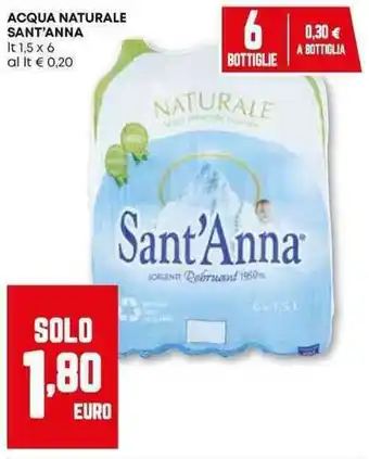 Acqua naturale SANT'ANNA