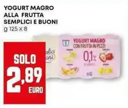 Pam Yogurt magro alla frutta SEMPLICI E BUONI offerta