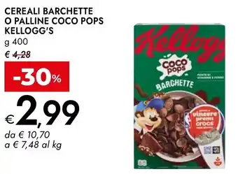 Bennet Cereali barchette o palline coco pops KELLOGG'S offerta