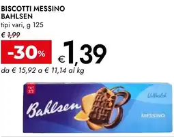 Bennet Biscotti messino BAHLSEN offerta