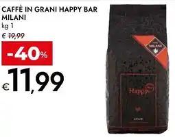 Bennet Caffè in grani happy bar MILANI offerta