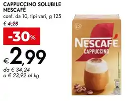 Bennet Cappuccino solubile NESCAFÉ offerta