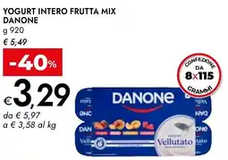 Bennet Yogurt intero frutta mix DANONE offerta
