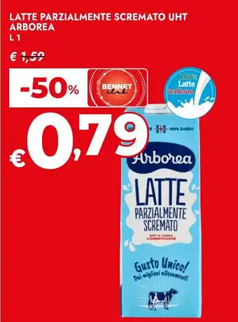 Latte parzialmente scremato UHT ARBOREA