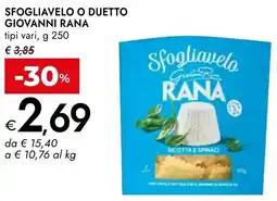 Bennet Sfogliavelo o duetto GIOVANNI RANA offerta