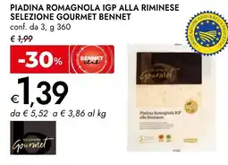 Bennet Piadina romagnola igp alla riminese selezione GOURMET BENNET offerta