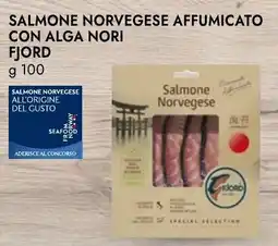 Bennet Salmone norvegese affumicato con alga nori FJORD offerta