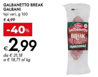 Bennet Galbanetto break GALBANI offerta
