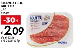 Bennet Salame a fette GOLFETTA offerta