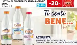 Bennet Latte alta digeribilità senza lattosio ZYMIL offerta