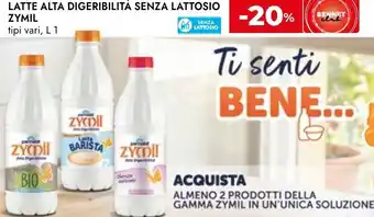 Bennet Latte alta digeribilità senza lattosio ZYMIL offerta