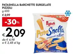 Bennet Patasnella barchette surgelate PIZZOLI offerta