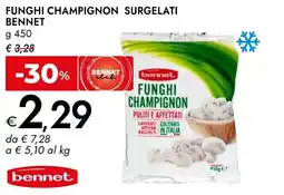 Bennet Funghi champignon surgelati BENNET offerta