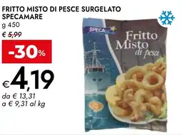Bennet Fritto misto di pesce surgelato SPECAMARE offerta