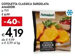Bennet Cotoletta classica surgelata AMADORI offerta