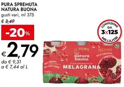 Bennet Pura spremuta NATURA BUONA offerta