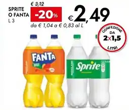 Bennet Sprite o Fanta offerta