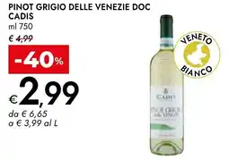 Bennet Pinot grigio delle venezie doc CADIS offerta