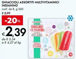 Bennet Ghiaccioli assortiti multivitaminici INDIANINO offerta