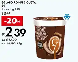 Bennet Gelato rompi e gusta G7 offerta