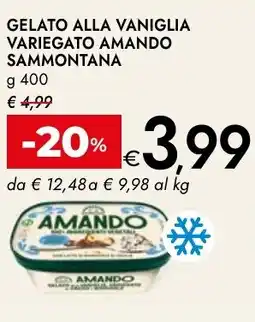Bennet Gelato alla vaniglia variegato amando SAMMONTANA offerta