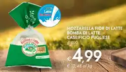 Bennet Mozzarella fior di latte bomba di latte CASEIFICIO PUGLIESE offerta