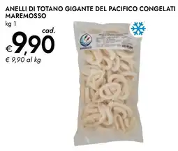 Bennet Anelli di totano gigante del pacifico congelati MAREMOSSO offerta