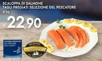Bennet Scaloppa di salmone tagli pregiati selezione del pescatore offerta