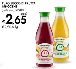 Bennet Puro succo di frutta INNOCENT offerta