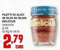 Pam Filetti di alici in olio di oliva DELICIUS offerta