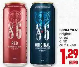 Pam Birra "8.6" original o red offerta