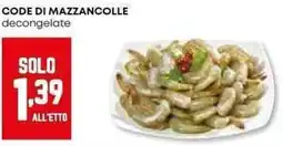 Pam Code di mazzancolle decongelate offerta