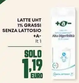 Pam Latte uht 1% grassi senza lattosio +A offerta