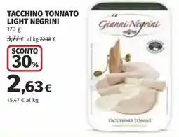 Coop Superstore Tacchino tonnato light NEGRINI offerta