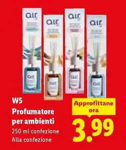 Lidl W5 Profumatore per ambienti offerta