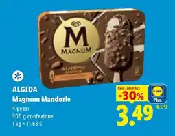 Lidl Algida Magnum Mandorle offerta