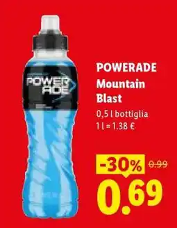 Lidl POWERADE MOUNTAIN BLAST offerta