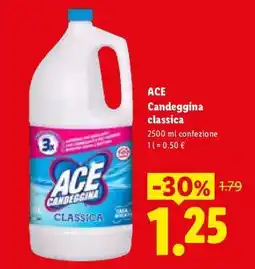 Lidl Ace Candeggina Classica offerta
