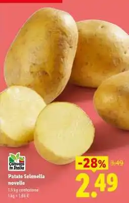 Lidl Patate Selenella novelle offerta