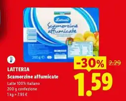 Lidl LATTERIA Scamorza affumicate offerta