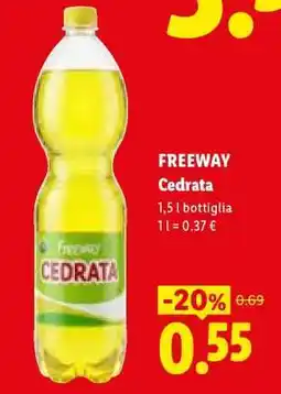 Lidl FREEWAY Cedrata offerta
