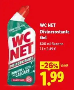 Lidl WC Net Disincrostante gel offerta